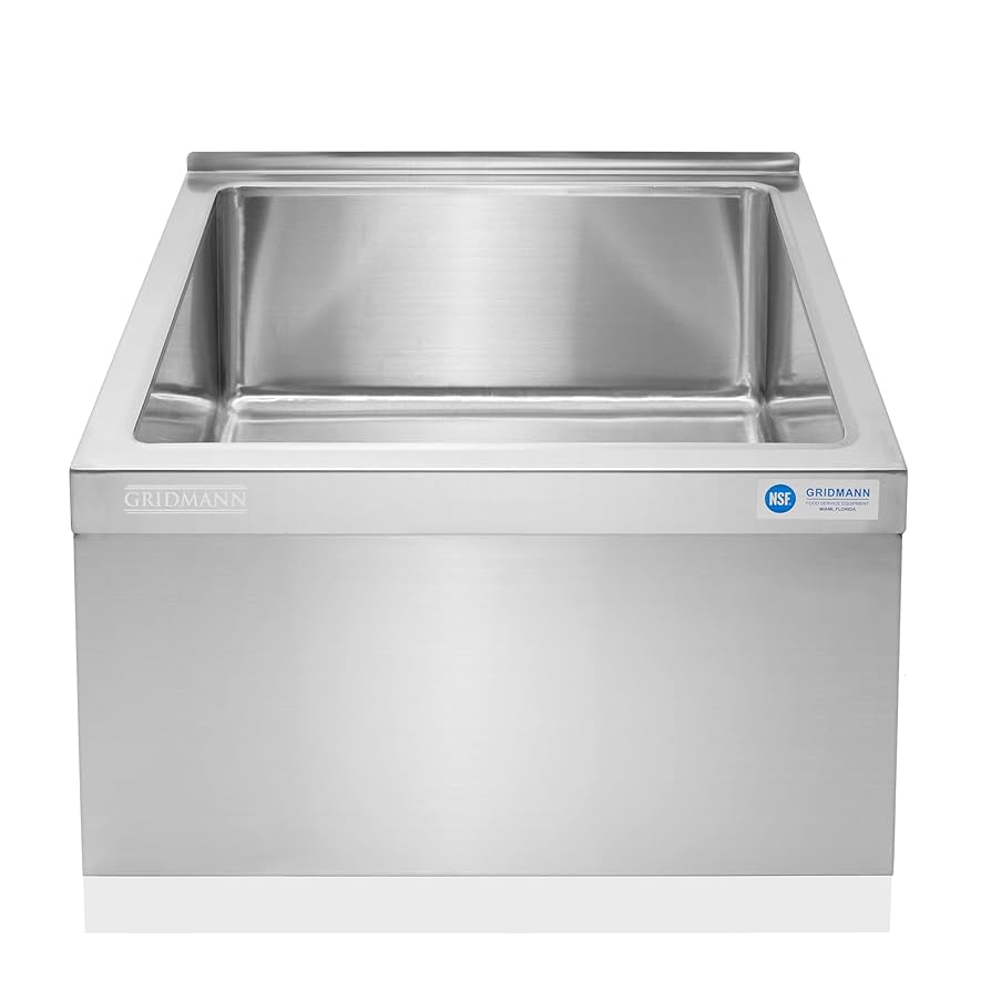 GRIDMANN Stainless Steel Floor Mop Sink - 19